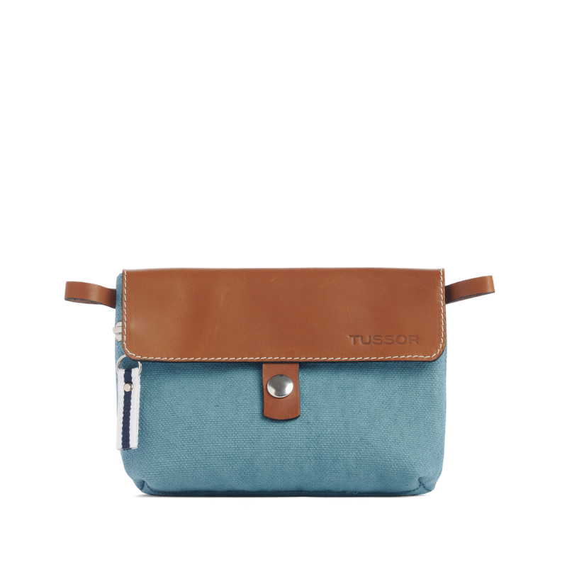 Pochette Mobile Bleu français