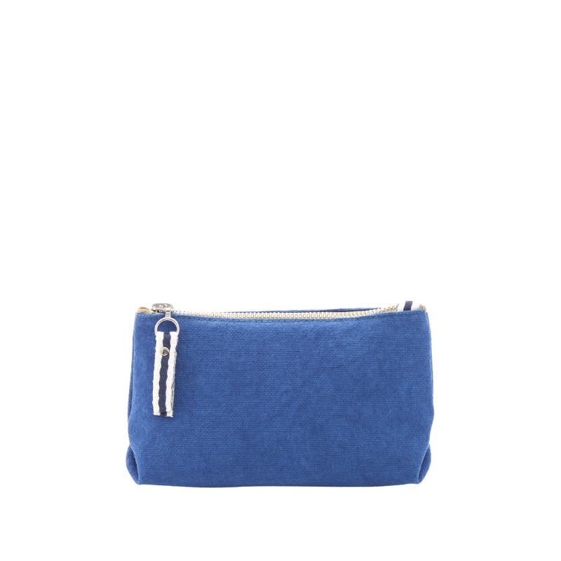 Trousse toile small Bleu roi